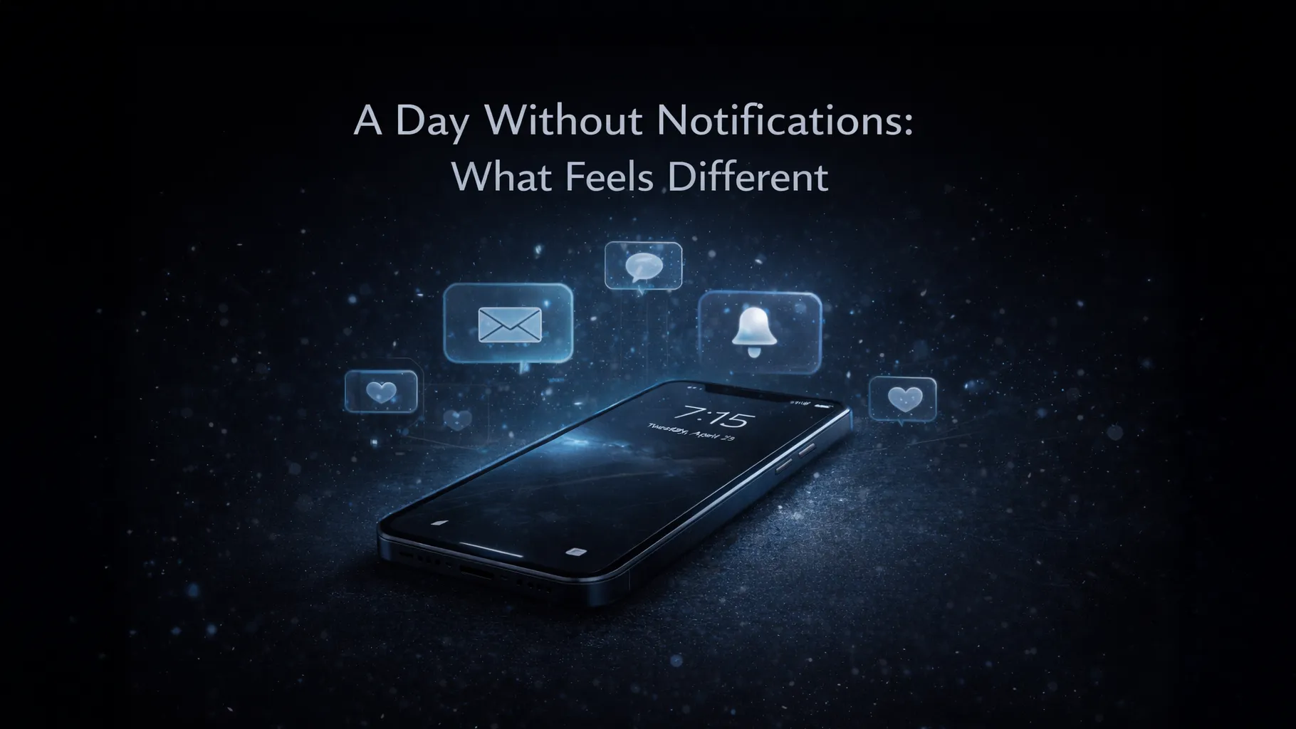 A Day Without Notifications: What Changes When Your Phone Stops Interrupting You