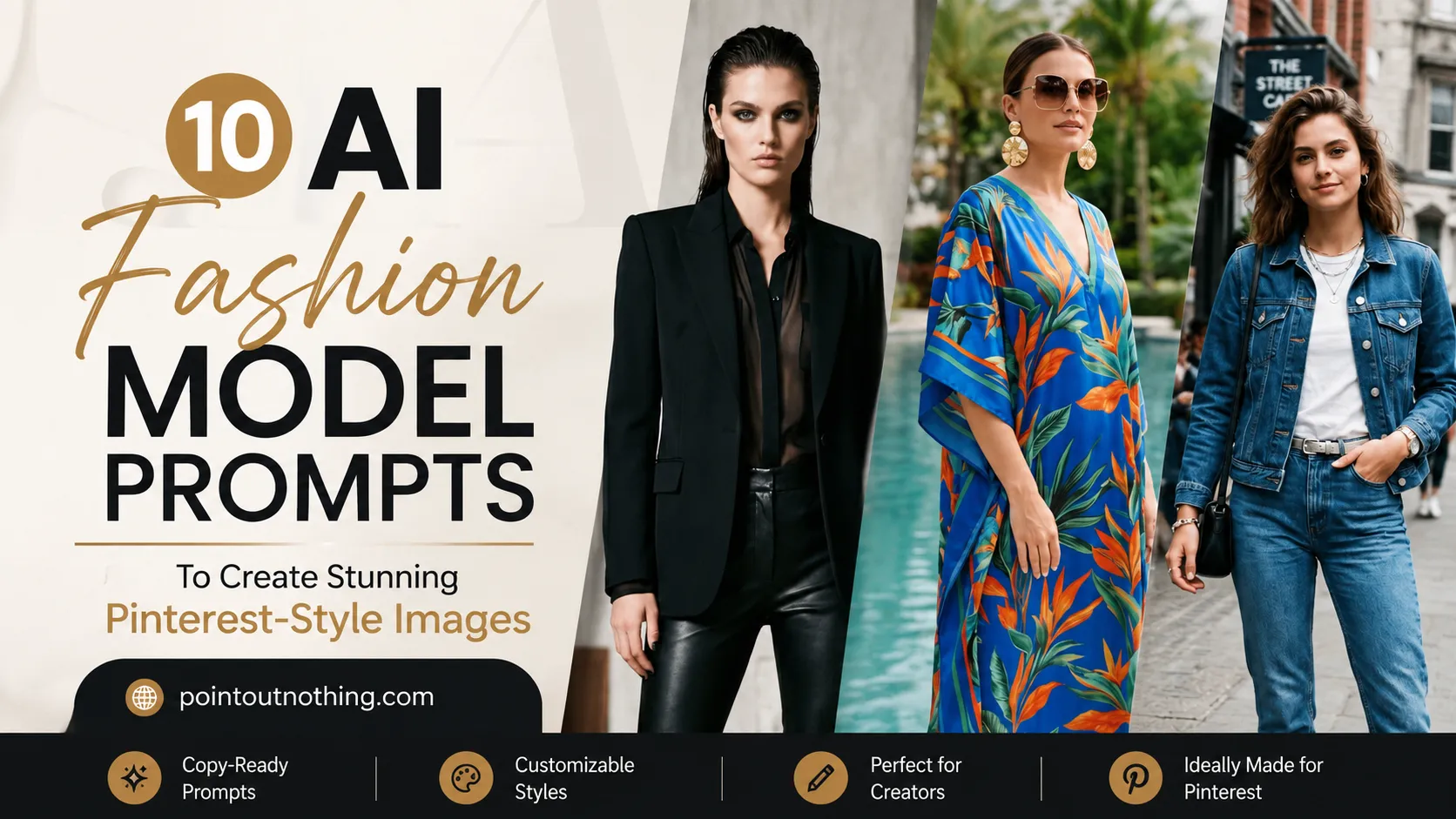 10 AI Fashion Model Prompts to Create Stunning Pinterest-Style Images