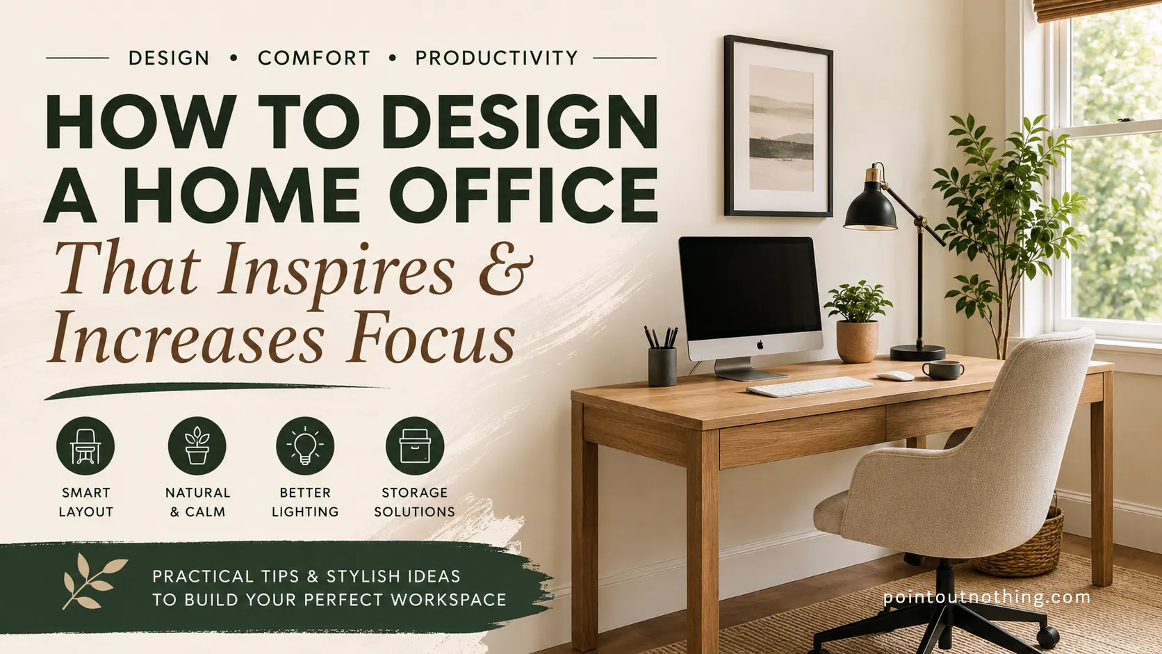 How to Design a Home Office That Inspires You and Increases Focus